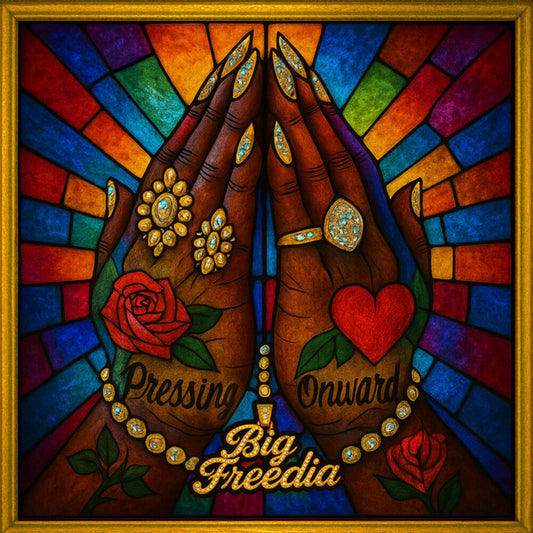 the album cover for Big Freedia - Pressing Onward