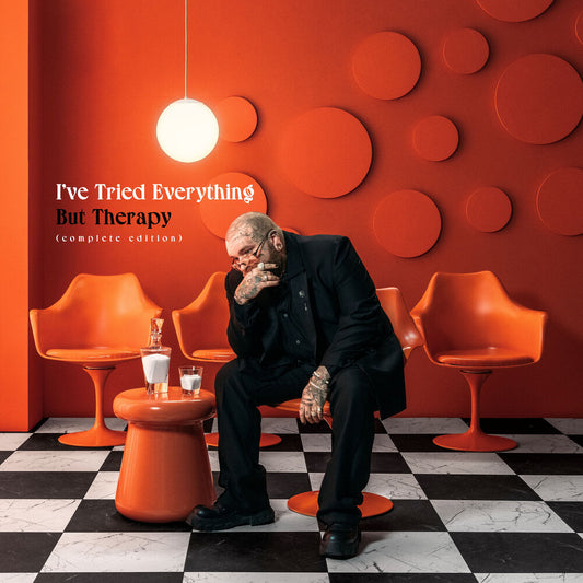 the album cover for Teddy Swims - I've Tried Everything But Therapy (Complete Edition) [Splatter 3LP]