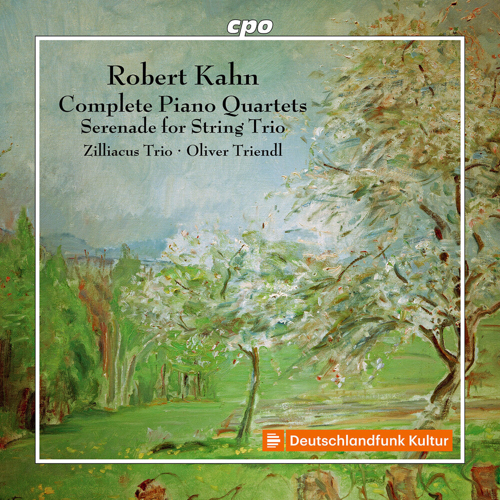 the album cover for Oliver Triendl - Pno Quartets & String Trio