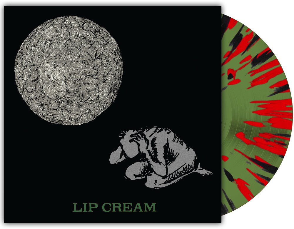 the album cover for Lip Cream - -SIN- [Orchard Indie Exclusive Olive Green with Splatter LP]