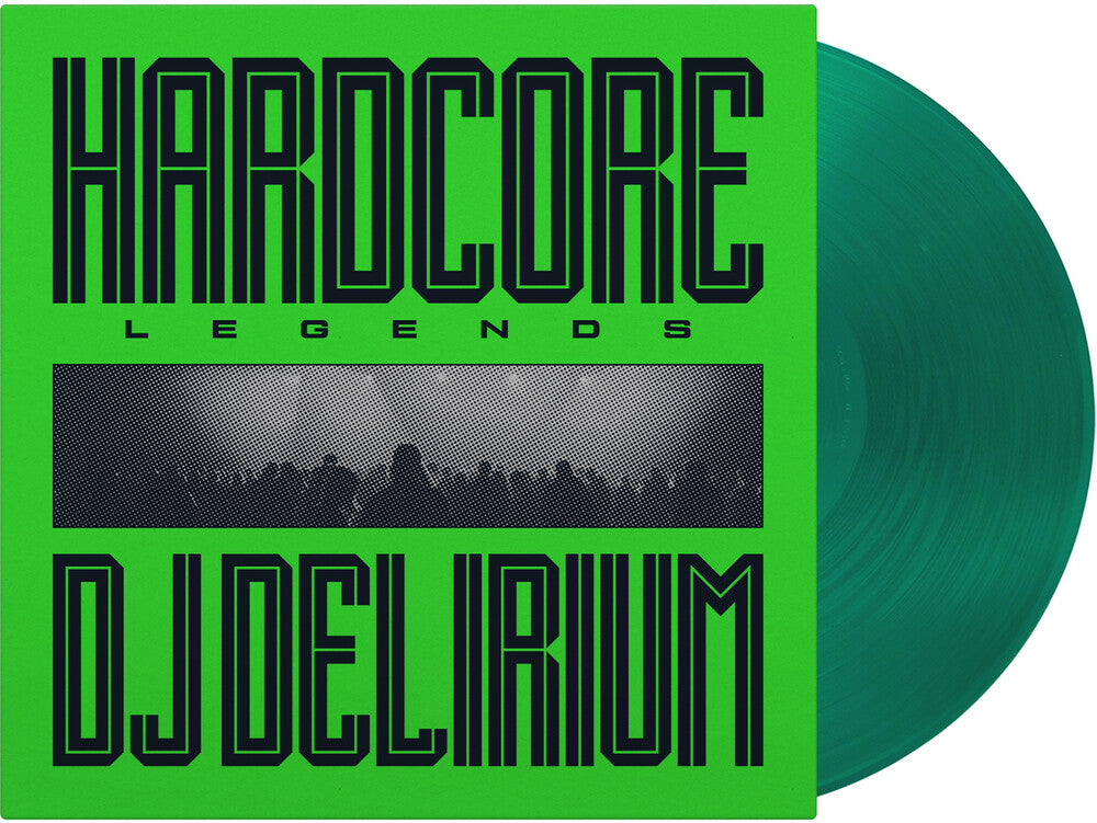 the album cover for DJ Delirium - Hardcore Legends [Green 180 Gram]