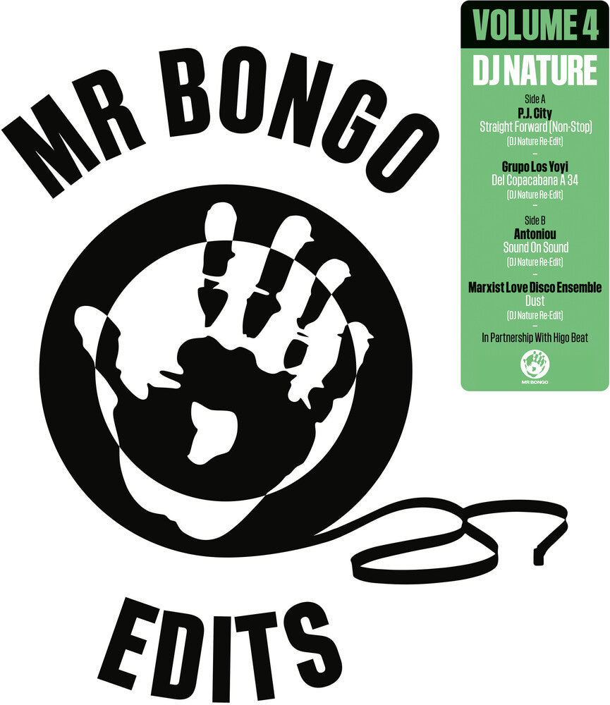 the album cover for DJ Nature - Mr Bongo Edits Volume 4