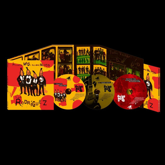 the album cover for Los Rodriguez - Palabras Mas Palabras Menos (Spa)