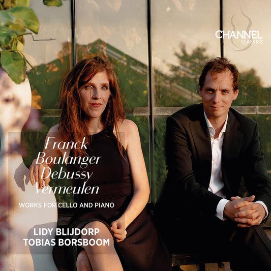 the album cover for Lidy Blijdorp - Franck Boulanger Debussy & Vermeulen: Works For