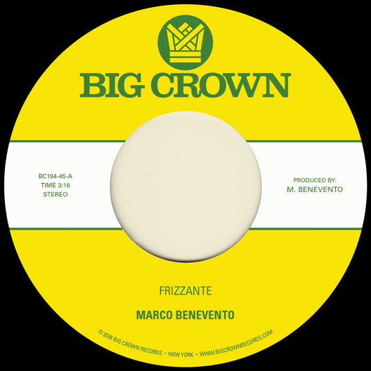 the album cover for Marco Benevento - Frizzante B/W Turandot