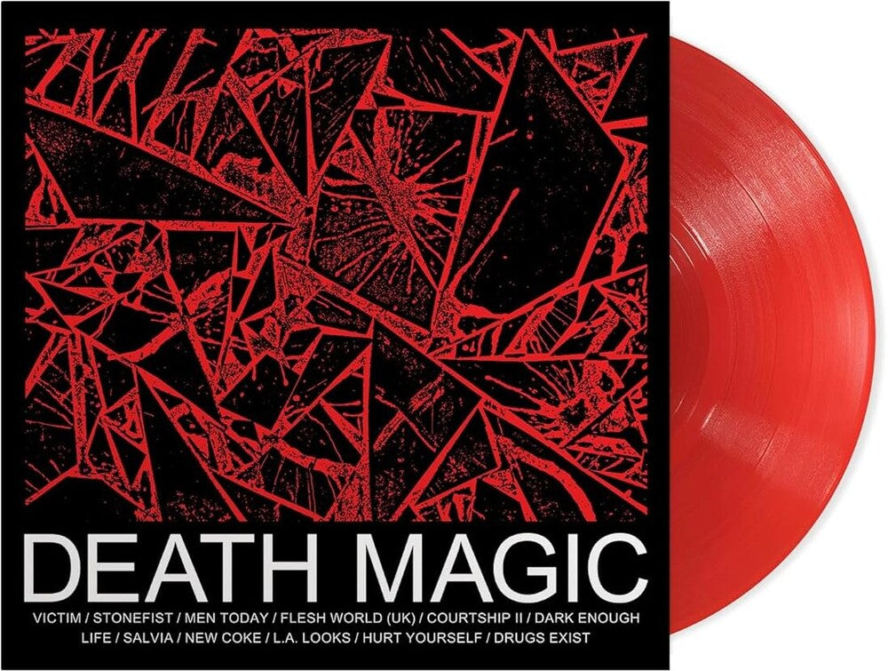 the album cover for Health - Death Magic (10th Anniversary Edition) [Limited Edition Translucent Ruby Vinyl]