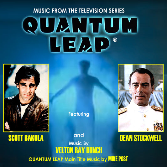 the album cover for Velton Bunch  Ray / Post,Mike - Quantum Leap: Music From The Television - O.S.T.