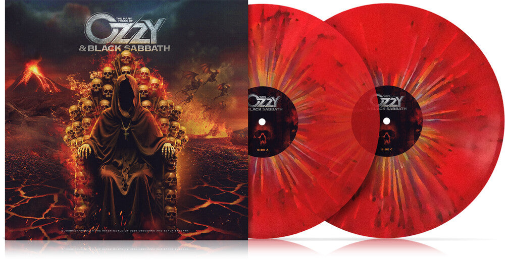 the album cover for Various Artists - Many Faces Of Ozzy & Black Sabbath [Red]