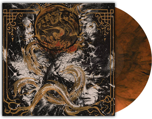 the album cover for King Woman - Created in the Image of Suffering [Oriole Marble]