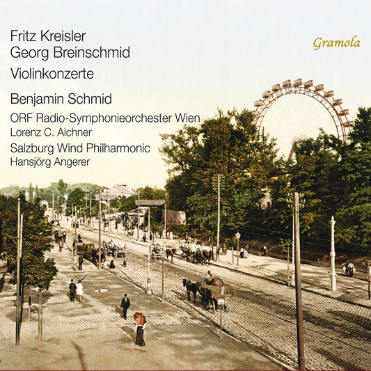the album cover for Benjamin Schmid - Cons For Vn