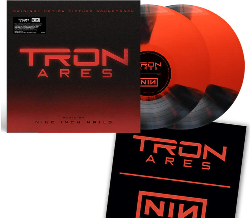 the album cover for Nine Inch Nails - Tron: Ares - O.S.T. (Blk) [Colored Vinyl] [Limited Edition] (Red) (Can)