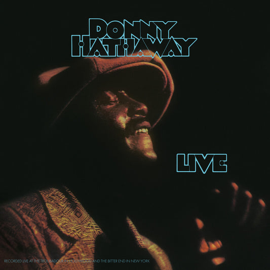 the album cover for Donny Hathaway - Live (Rhino Reserve)