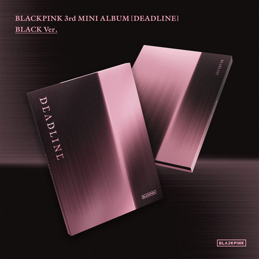 the album cover for BLACKPINK - 3rd Mini Album [Deadline] Black Version (Phob)