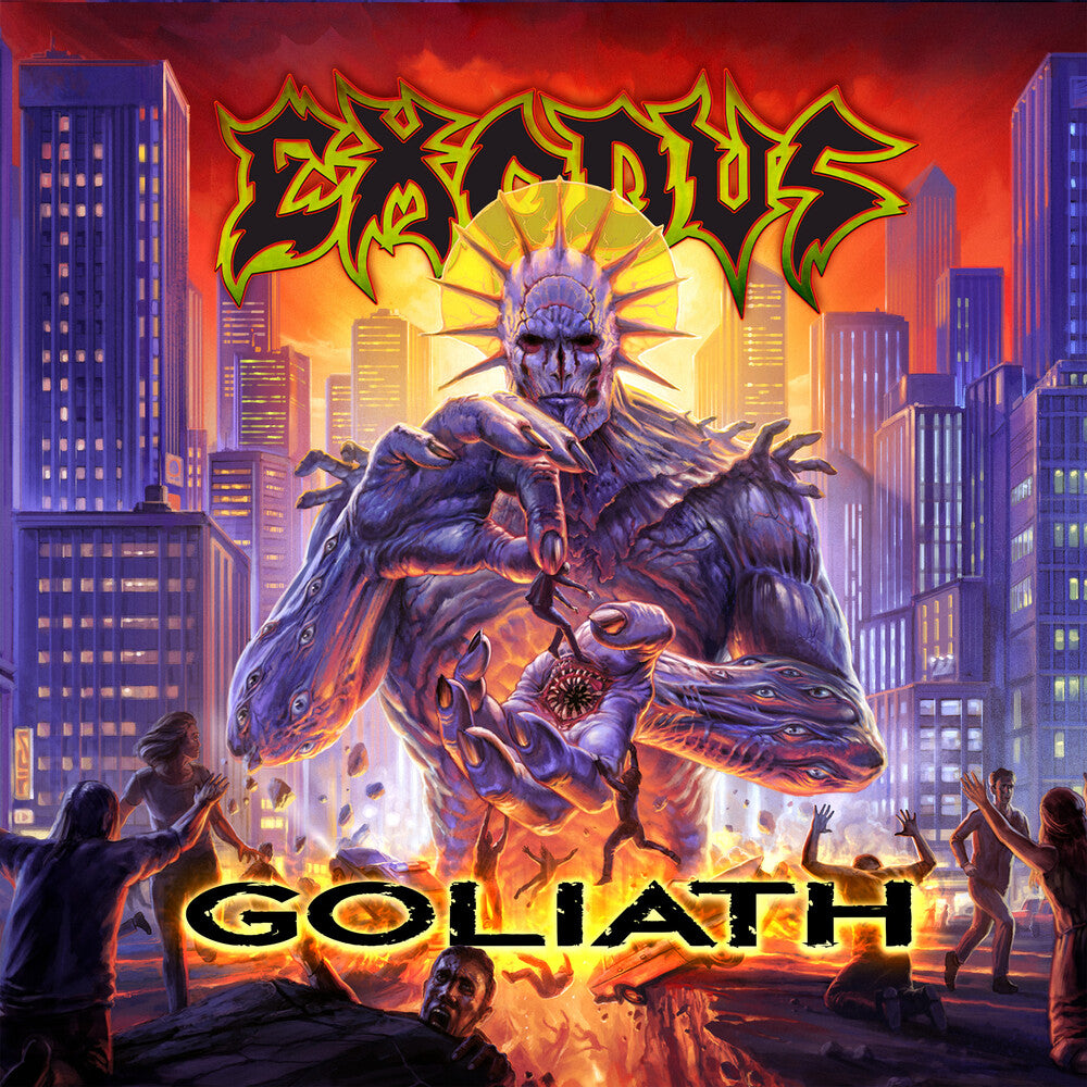the album cover for Exodus - Goliath [Indie Exclusive Red]