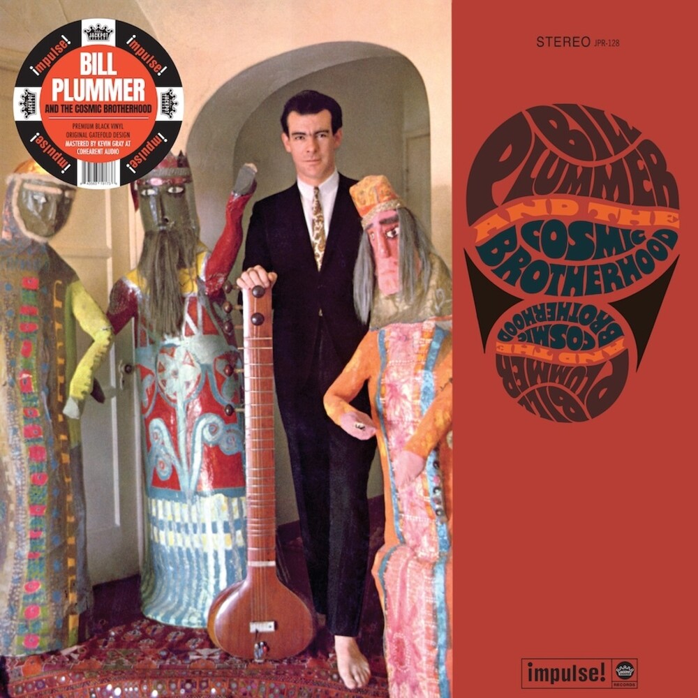 the album cover for Plummer, Bill & the Cosmic Brotherhood - Bill Plummer and the Cosmic Brotherhood