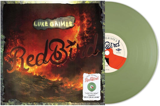 the album cover for Luke Grimes - Red Bird [Colored Vinyl] (Grn)