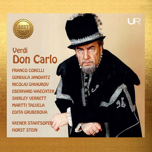 the album cover for FRANCO CORELLI - Verdi: Don Carlo