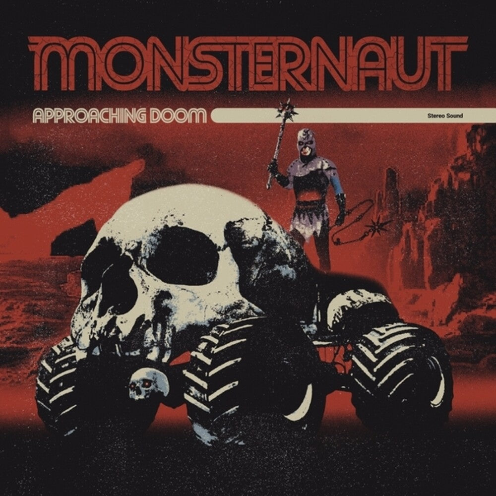 the album cover for Monsternaut - Approaching Doom (Blk) [Colored Vinyl] (Red) (Wht) (Spla)