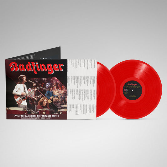 the album cover for Badfinger - Live At The Performance Center - Cambridge [Colored Vinyl]