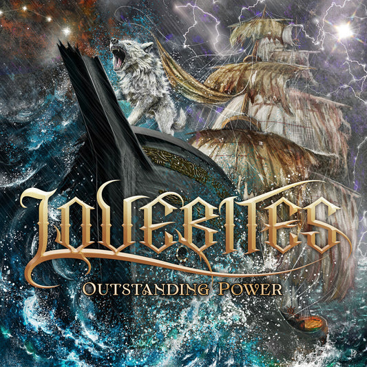 the album cover for Lovebites - Outstanding Power