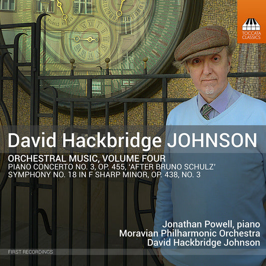 the album cover for Jonathan Powell - David Hackbridge Johnson: Orchestral Music Vol. 4