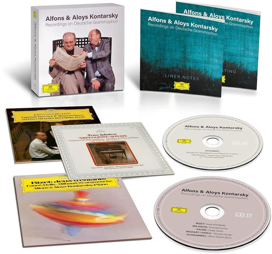 the album cover for Alfons Kontarsky  & Aloys - Recordings On Deutsche Grammophon (Box)