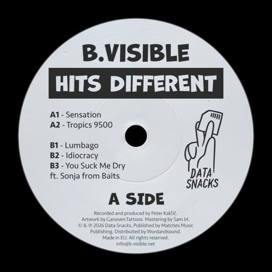 the album cover for B Visible - Hits Different (Ep)