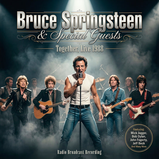 the album cover for Bruce Springsteen - Together Live 1988