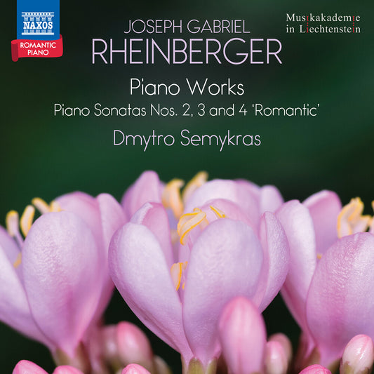 the album cover for Dmytro Semykras - Rheinberger: Pno Works