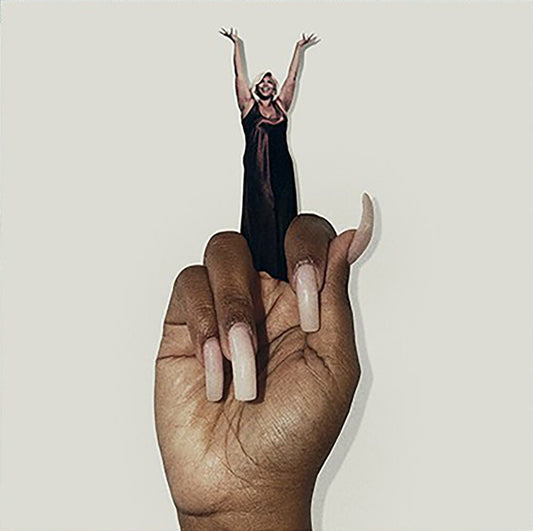 the album cover for Lizzo - BITCH [Translucent Red]