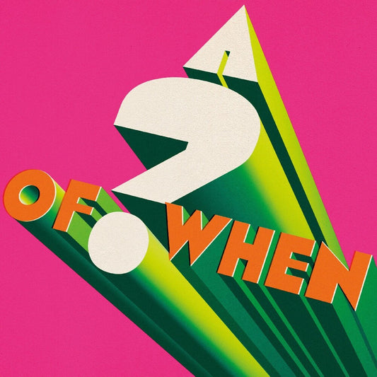the album cover for Panda Bear & Sonic Boom - A ? Of When [Black]