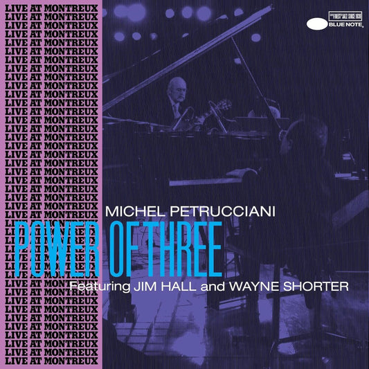 the album cover for Michel Petrucciani - Power of Three (blue Note Tone Poet Edition) (180g)