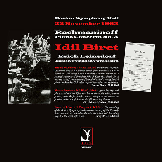 the album cover for Idil Biret - Rachmaninoff: Pno Con No. 3