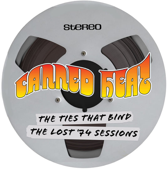 the album cover for Canned Heat - Ties That Bind (gold Metallic Vinyl/circular Cover)