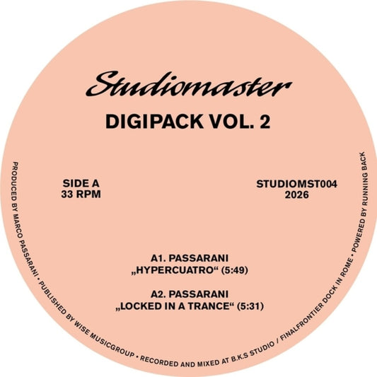 the album cover for Marco Passarani - Digipack Vol. 2