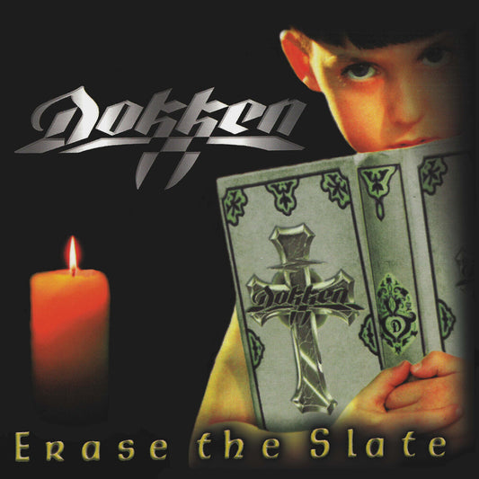the album cover for Dokken - Erase the Slate (green Smoke Vinyl) (i)