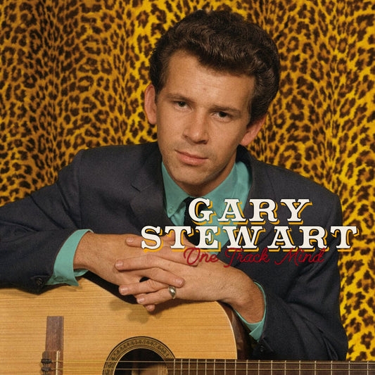 the album cover for Gary Stewart - One Track Mind