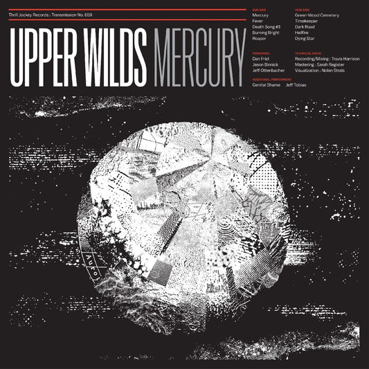 the album cover for Upper Wilds - Mercury [Indie Exclusive] Metallic Silver [Colored Vinyl] (Slv) [Indie Exclusive]