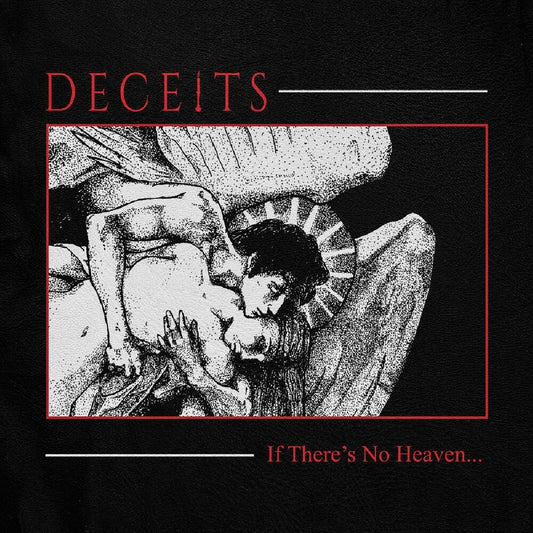 the album cover for Deceits - If There's No Heaven - Ruby Black Wave [Colored Vinyl]