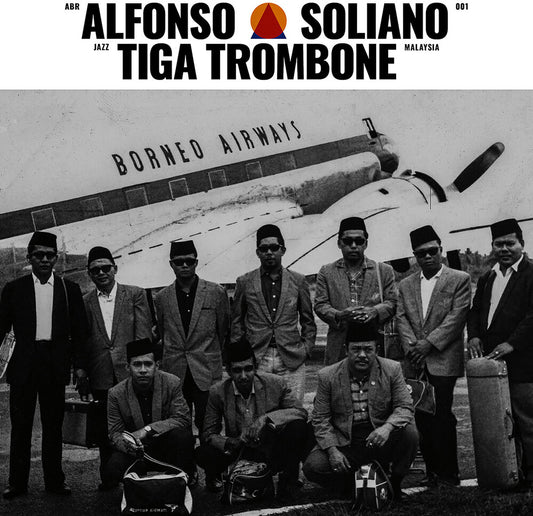 the album cover for Alfonso Soliano - Tiga Trombone