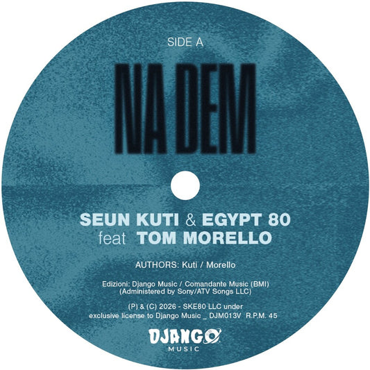 the album cover for Seun Kuti  & Egypt 80 - Na Dem / Problems