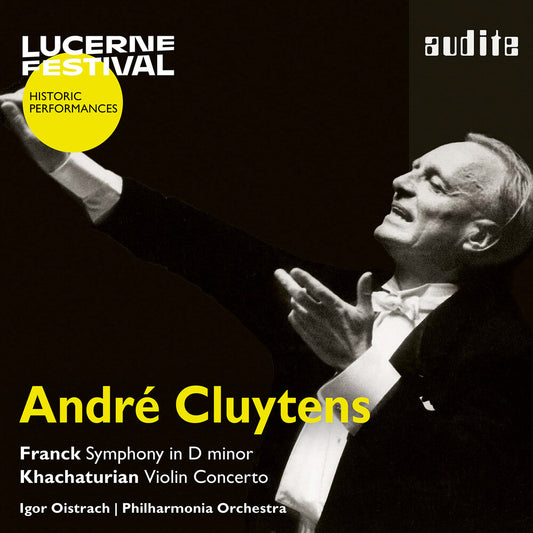 the album cover for Igor Oistrakh - Andre Cluytens Conducts Franck & Khachaturian