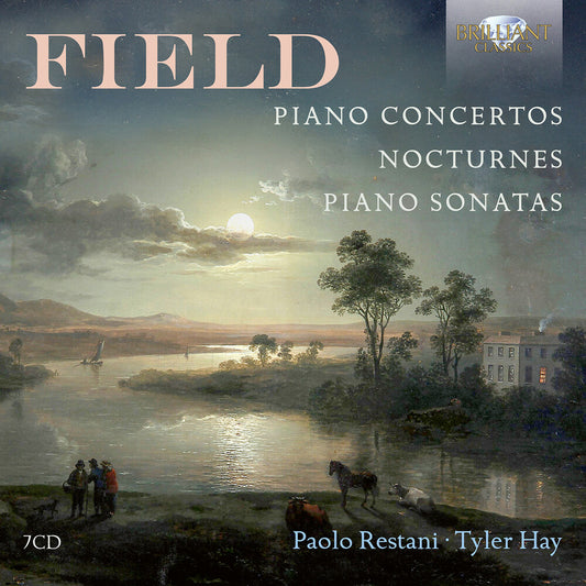 the album cover for Tyler Hay - Field: Pno Concertos Nocturnes Pno Sonata