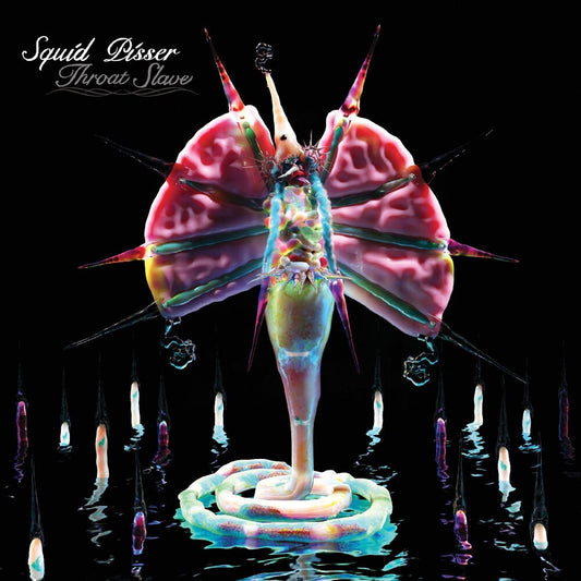 the album cover for Squid Pisser - Throat Slave - Irradiated Pink [Colored Vinyl] (Pnk)
