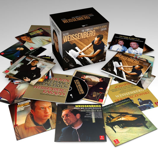 the album cover for Alexis Weissenberg - Complete Warner Classics Edition