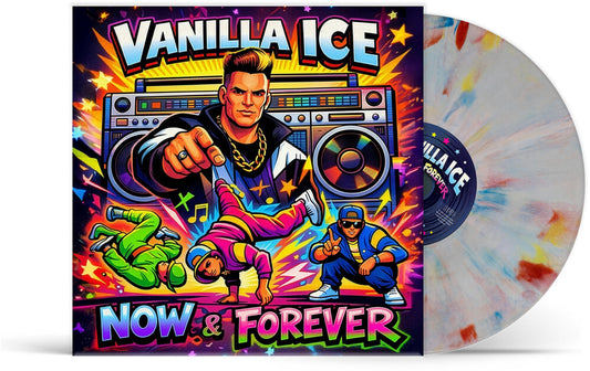 the album cover for Vanilla Ice - Now & Forever