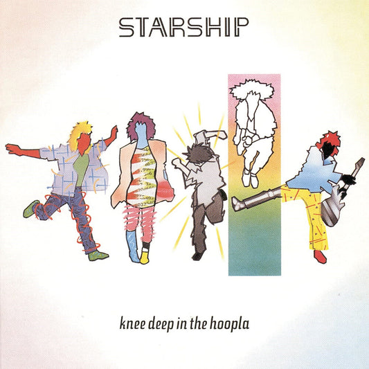 the album cover for Starship - Knee Deep In The Hoopla