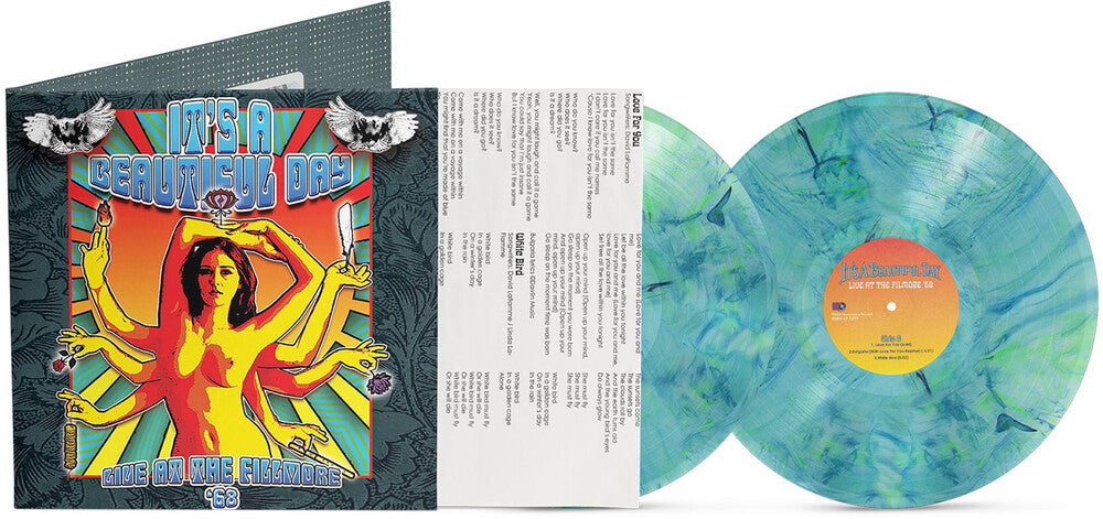 the album cover for It's A Beautiful Day - Live At The Fillmore '68 [Colored Vinyl] [Limited Edition] [Remastered]