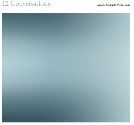 the album cover for Alva Noto  / Sakamoto,Ryuichi - 12 Conversations