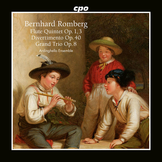 the album cover for Ardinghello Ensemble - Flute Qnt Op. 1 3: Divertimento Op. 40: Grand Trio